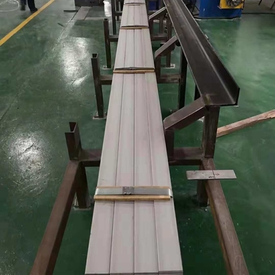 Linha de cabelo laminada a quente Din 1.4404 S31603 aço inoxidável 316L barra plana 80*8*6000