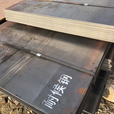 Resistente à corrosão Q355NH S355J2WP ASTM A242 Tipo Corten A Chapa de aço resistente ao intemperismo