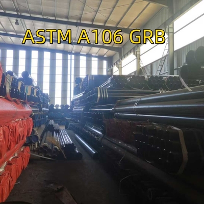 Tubo sem costura em 24 "Sch-Std PE em ASTM A106 Gr B Tubo de aço SMLS de carbono para serviço de alta temperatura