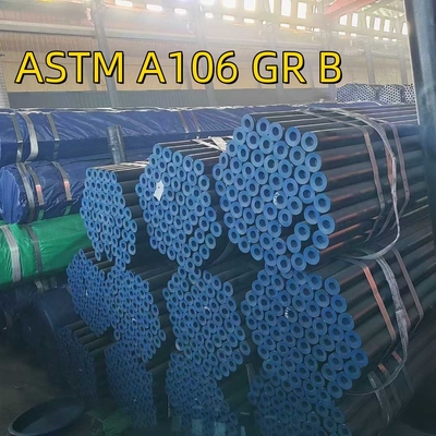 Tubo sem costura em 24 "Sch-Std PE em ASTM A106 Gr B Tubo de aço SMLS de carbono para serviço de alta temperatura
