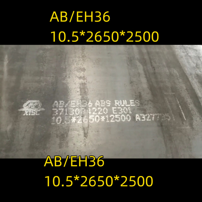 Placas de aço ABS de grau A 6000x2000mm x 16mm Espessura AH36 EH36 Chapa de aço de transporte