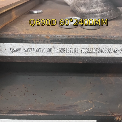 Chapa de aço de liga laminada a quente de alta resistência EN 10025 Q690D Q690E S690Q S690QL 60*2500mm