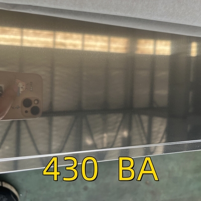 430 0,38 1000 2000 8K e BA Chapa de aço inoxidável SUS430 1.4016 Chapa de metal