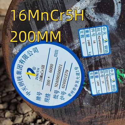 EN 10084-2008 DIN 1.7131 200 mm Barra redonda de aço ligado 16mncr5H aço SAE 51204