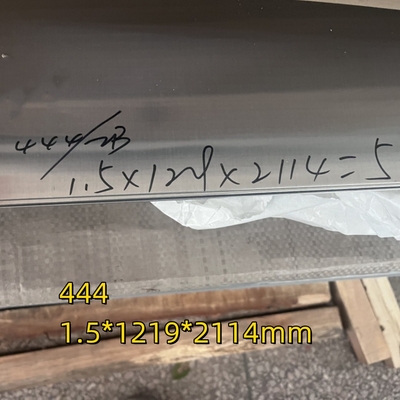 EN1.4376 SUS444 Chapa plana de aço inoxidável 444 # 2,5 X 1220 X 3000 mm