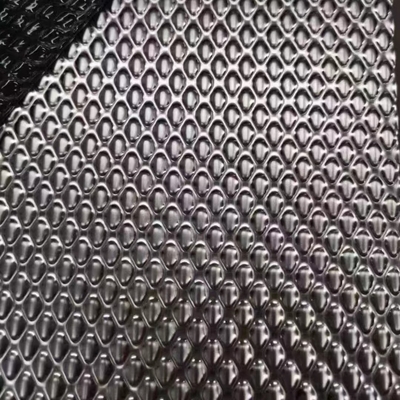 SUS304 1.0*1220*2440MM Forma de gota de água Estampada Decorativa Estampada Chapa de aço inoxidável
