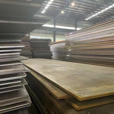 Astm A283 Grau C Folha de aço carbono laminada a quente Placa de metal Superfície lisa 8.0*2000*6000mm Com Mtc En 10204 Tipo 3.1