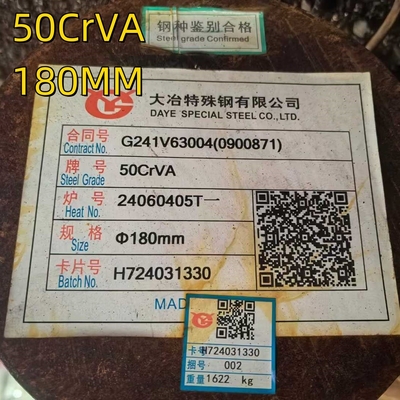 Rodas laminadas a quente de liga de moagem de ressaca 51CrV4 comprimento 6m ASTM AISI 6150 DIN1.8169 barra redonda de aço