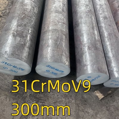 250 mm 470 mm Diâmetro EN 10085 31crmov9 DIN 17211 Barras redondas de forja de aço ligado