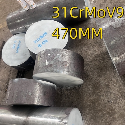 250 mm 470 mm Diâmetro EN 10085 31crmov9 DIN 17211 Barras redondas de forja de aço ligado