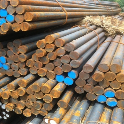 Barras redondas de aço carbono laminado a quente SAE 1045 S45C 45# DIN1.1191 Rodas de aço leve OD 120MM