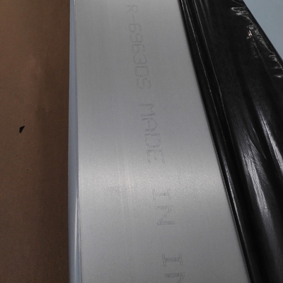NO.4 Superfície com PVC 304 1.4301 Chapa metálica de aço inoxidável utilizada para aquecedores solares de água