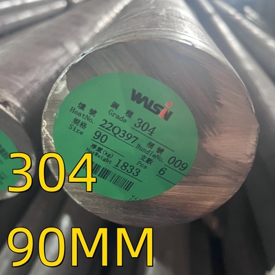 1.4301 SUS304 Rodas redondas de aço inoxidável de 6 mm ASTM A276 Aisi 304 TP304 laminadas a quente