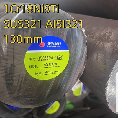 Série 300 SS321 1Cr18Ni9Ti DIN1.4541 Rodas redondas de barras de aço inoxidável 65 mm ASTM A276 TP321 SUS321