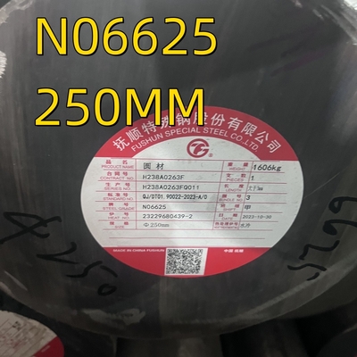 Inconel 625 UNS N06625 NS336 Barra redonda de liga de níquel ASTM B446 Werkstoff 2.4856 Barra para sistemas de condução de aeronaves