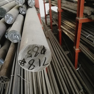 Liga superfície preta e brilhante de Rod redondo da alta temperatura de GH4169 UNS N07718 Inconel 718