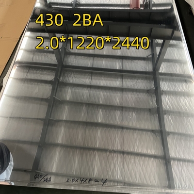430 BA bobina de aço inoxidável laminada a frio SUS430 bobina de tira Construção de navios