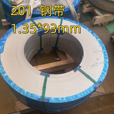 Grade 201 bobinas de aço inoxidável 1% níquel laminado a frio 10-1250 mm Largura Faixa de aço inoxidável