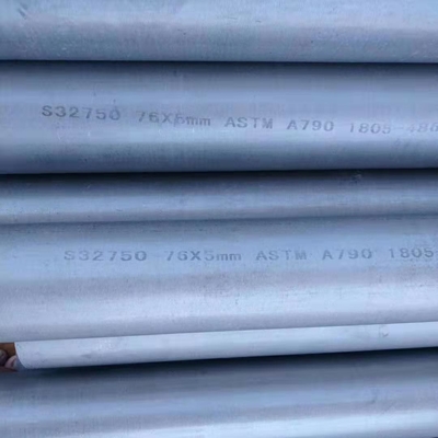 2 polegadas SCH40 / 40S 2507 Super duplex tubos de aço inoxidável ASTM A789 S32750 tubo duplex de aço