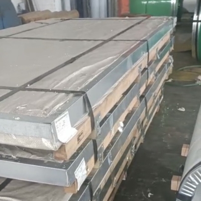 Chapa Laminada a Frio 316L ASTM A240 AISI316L DIN1.4404 Chapa de Metal de Aço Inoxidável 1.0*2000*3000