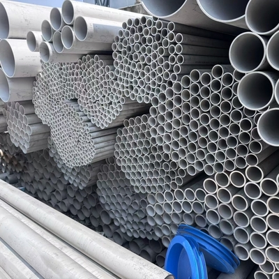 Tubo sem costura de aço inoxidável ASTM SA312 TP347/347H para permutador de calor X7CrNiNb18-10 Tubo redondo