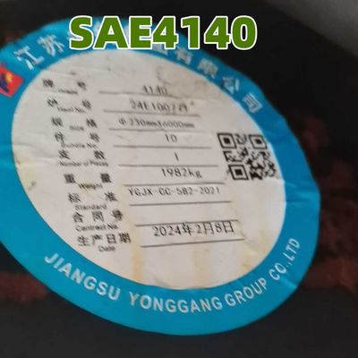 Barras redondas de aço ligado laminadas a quente SAE4140 OD 200-600mm SCM440