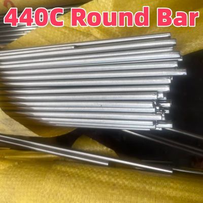 Material de aço DIN 1.4125 (X105CrMo17 / AISI 440C) Barra redonda de aço inoxidável