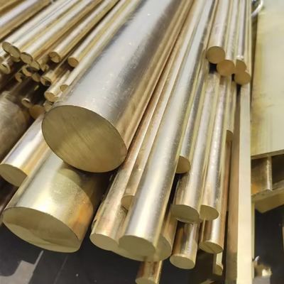 ASTM C27200 CuZn37 CW508L Barras redondas de latão Material de cobre macio 20*3000 mm