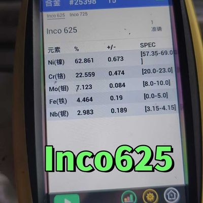 ASTM B166 Inconel 625 UNS N06625 Barra redonda de liga de níquel de inconel 80 mm com teste PMI