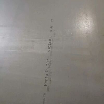 Aço frente e verso da placa de aço do duplex do RUÍDO 1,4462 2205 propriedades de aço inoxidável frente e verso da placa 2205