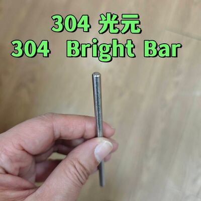 ASTM A276 A479 TP304 Barra redonda de aço inoxidável 1.4301 Rodinha brilhante 5 mm