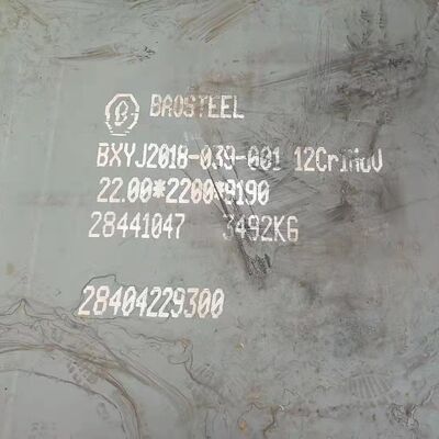 Chapa de Liga 12Cr1MoV Laminada a Quente Resistente ao Calor Norma ASTM 12Cr1MoV 3.0*1500*6000