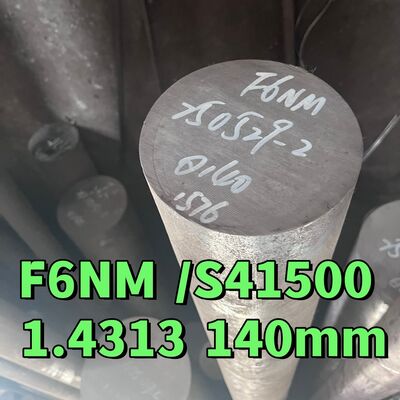 ASTM A182 F6NM aço inoxidável EN1.4313 UNS S41500 Super Martensitic Round Bar & Forging