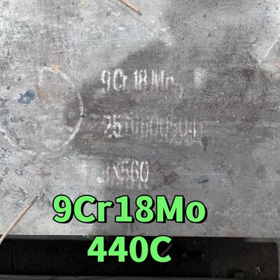 Chapa de Aço Inoxidável Martensítico de Alto Carbono 9Cr18Mo SUS440C