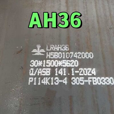Chapa de Aço Naval DH36 com Limite de Elasticidade de 355MPa e Chapa de Aço Estrutural para Casco Testada ao Impacto