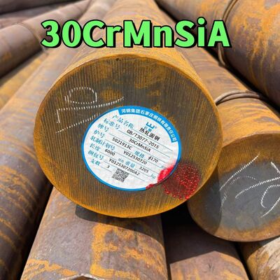 Barra Redonda de Aço Liga 30CrMnSiA GB/T 3077 Laminada a Quente Forjada 20-300mm para Eixos de Alta Resistência
