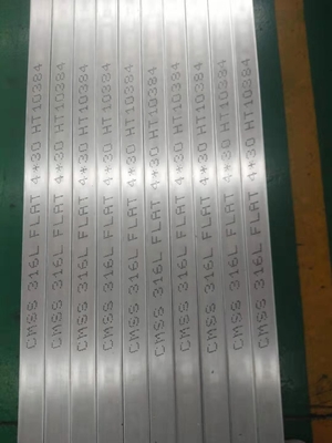 barra lisa DIN1.4404 de 30*3*3000mm ASTM A240 SS 316 para a indústria da construção civil dos navios