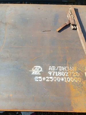 Placas de aço de construção naval DH36