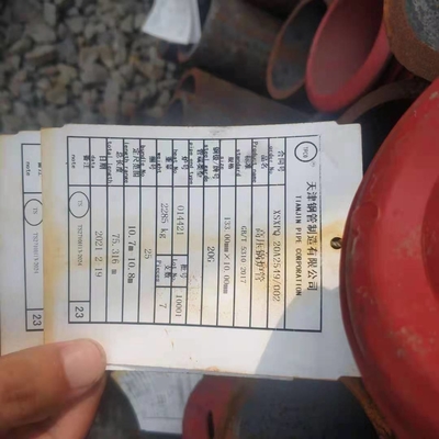 Caldeira 4&quot; tubulação de aço carbono sem emenda do fogo da água de Sch 80 ASTM A106