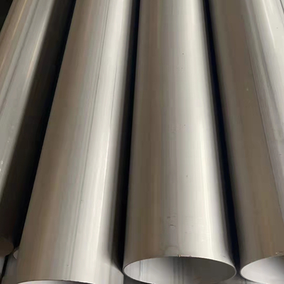 Tubos soldados de aço inoxidável 14", CON COSTURA, ASME B36.19M, SCH 10, BE, ASTM A312 GR. TP304