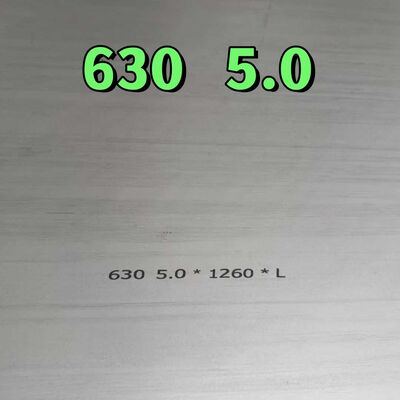 17-4PH SUS 630 Chapa de aço inoxidável laminada a quente espessura H1150 HRC40 Dureza