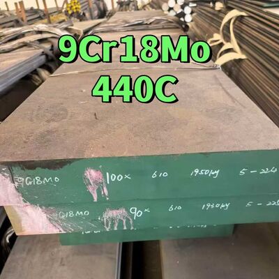 SUS 440c Chapa de aço inoxidável AMS 5630 AISI 440C SS Chapa de aço Tratamento térmico Dureza 40-60HRC