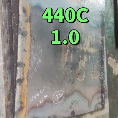 Chapa de aço inoxidável SUS440C X105CrMo17/1.4125 9Cr18Mo 1.0*1000*2000MM