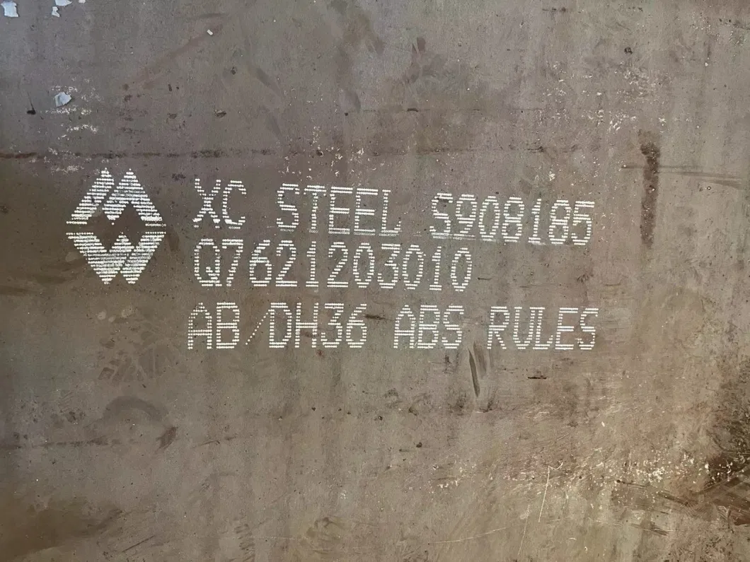 Material de chapa de aço de alta resistência para transporte Eq70 ABS 12600 X 3000 X 70mm Com 3,2 Cert 0