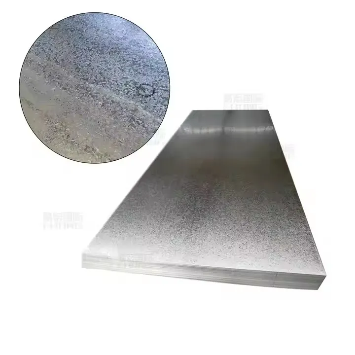 Tratamento da superfície galvanizada SGCC DX51D Grau de chapa de aço galvanizado Z80-Z275 1