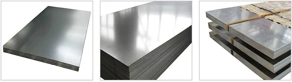 Tratamento da superfície galvanizada SGCC DX51D Grau de chapa de aço galvanizado Z80-Z275 4